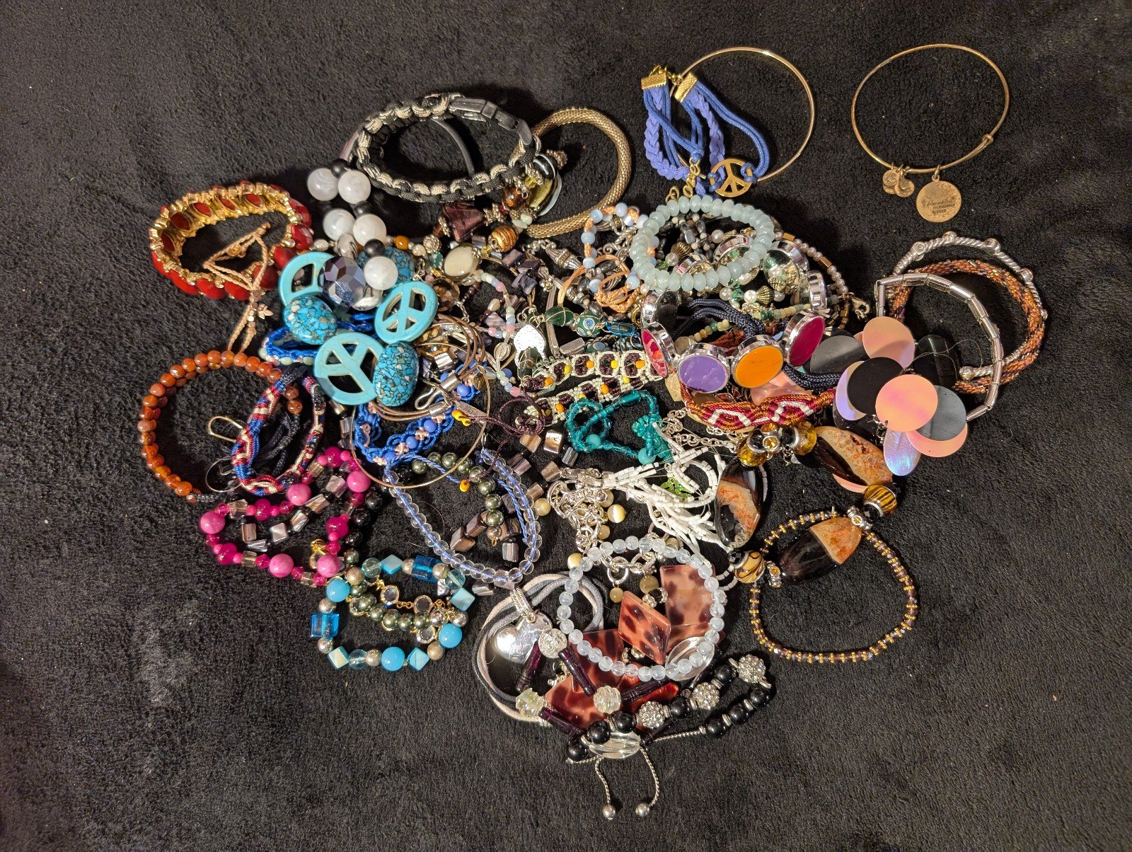 Assorted Bracelet Lot 60+ Included