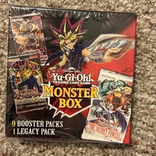 Yu-Gi-Oh MONSTER BOX 9 Booster Packs / 1 Legacy Pack Brand New