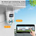 SOVMIKU 6MP PTZ Dual Lens Security Camera Outdoor, Wired Plug-in | Wireless 2.4G