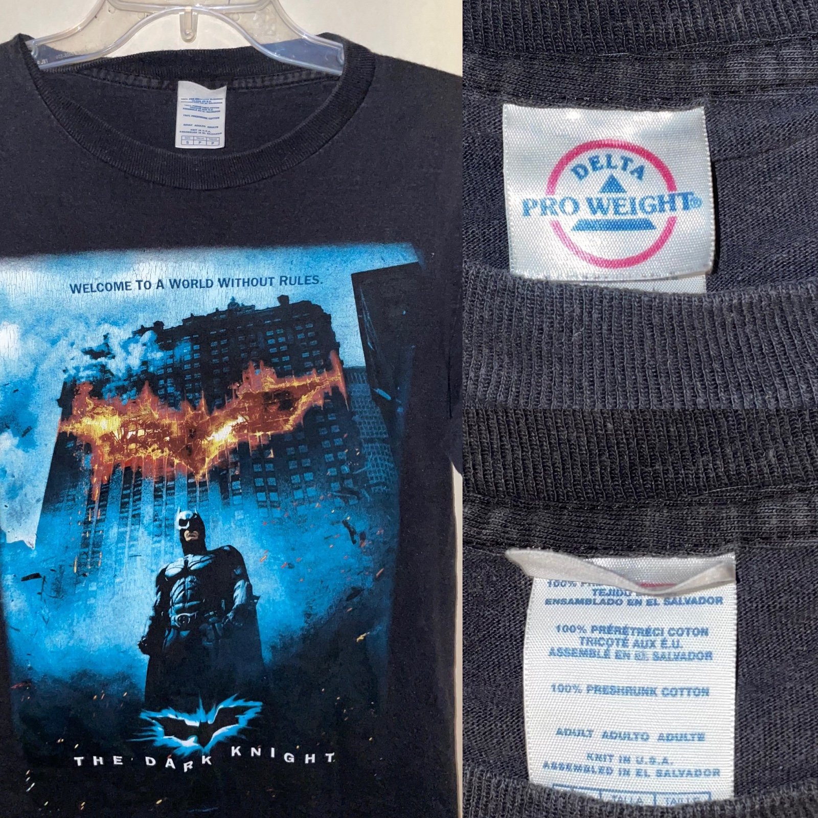 Vintage Y2K 2008 The Dark Knight Movie Promo Shirt