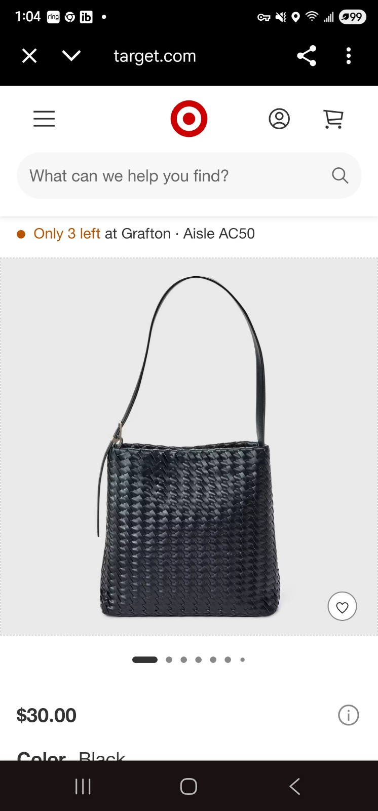 Woven Bucket Shoulder Bag - A New Day