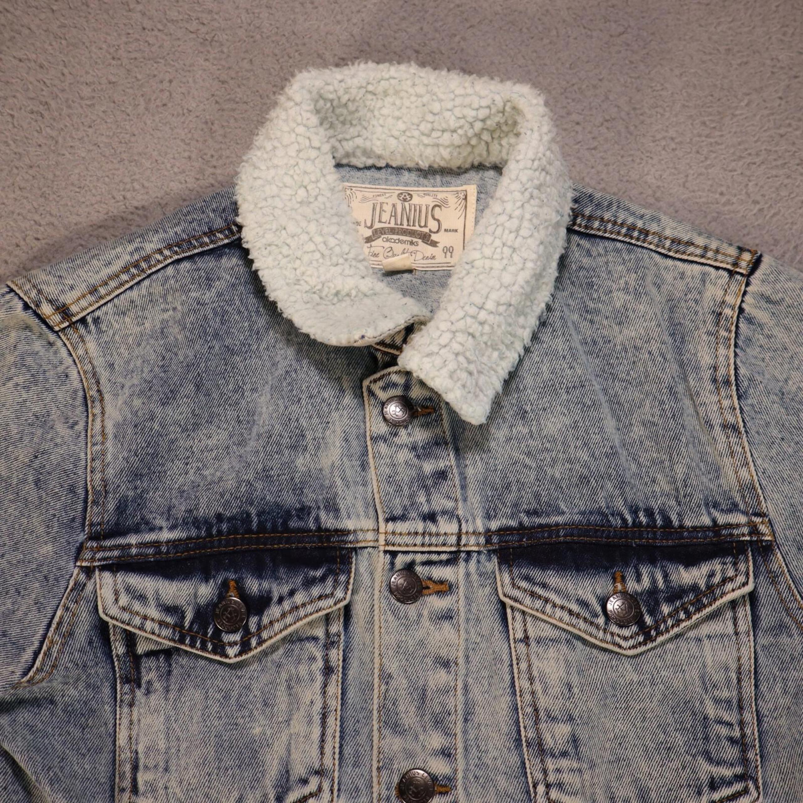 Akademiks Jeanius Jacket Adult Small Jean NWT Denim Mens