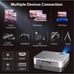 IM Beauty MOOKA Q6 Native 1080P WiFi Bluetooth Projector Upgraded 8500L HD Vi...