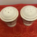MONTPILLEIR MIKASA FLORAL SALT & PEPPER SHAKERS SET ~GORGEOUS~JAPAN ~RARE