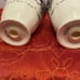 MONTPILLEIR MIKASA FLORAL SALT & PEPPER SHAKERS SET ~GORGEOUS~JAPAN ~RARE