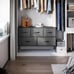 Dresser for Bedroom with 5 Drawers, Fabric Long Dresser, Wide Chest of Drawer