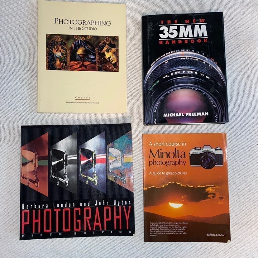 4 Photography books course photo SLR