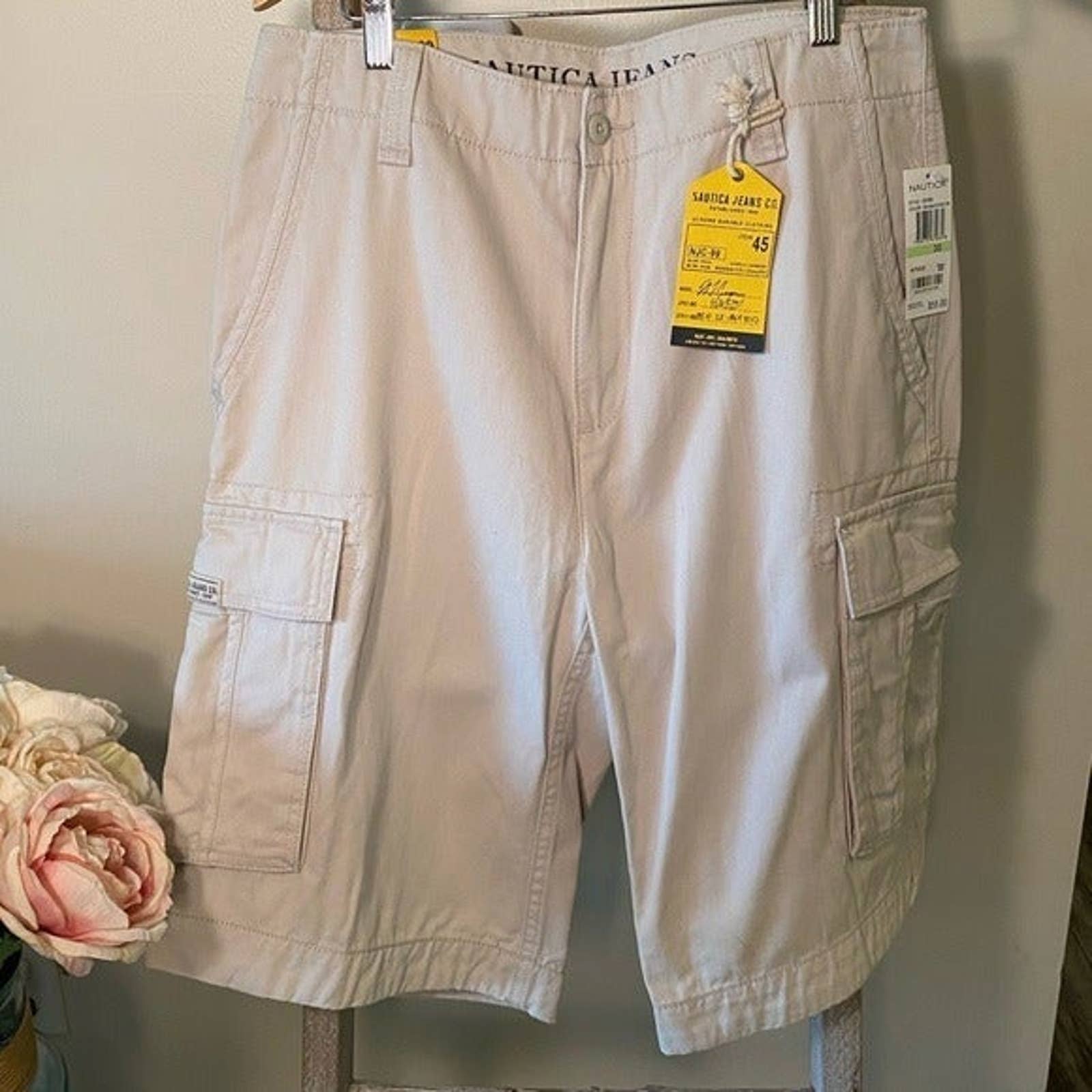 NWT Nautical Cargo Shorts