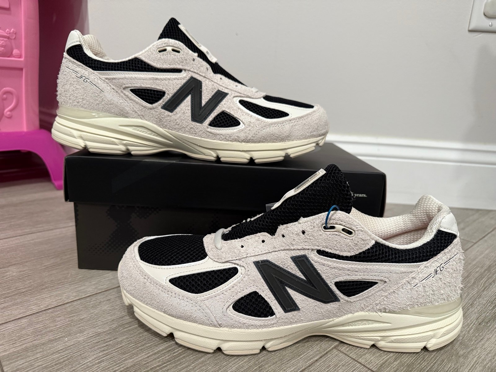 Joe Freshgoods New Balance 990v4 1998 Pack Intro U990JR4 Marshmallow Black Sz 12