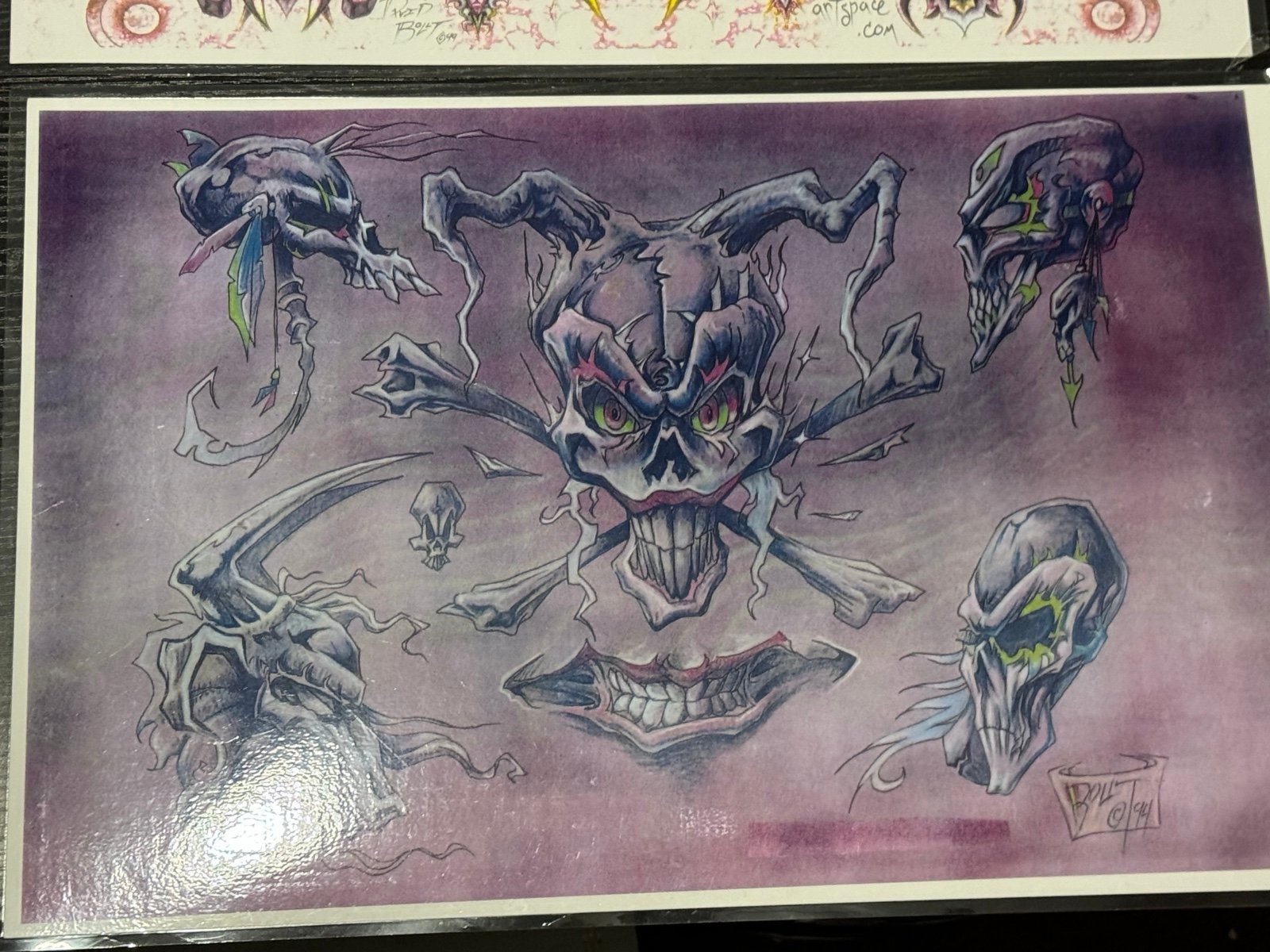 16 full size flash design sheets laminated