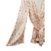 Tularosa Avani Long Sleeve Silky Romper Pink White Floral Ruffle Trim Pockets XS
