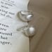 925 Sterling Silver Large Bead Earrings, 925 Sterling Silver, Solid 925 Sterling