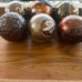 Pier 1 Round Glass & Metal Decorative Ball Decor (6)