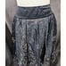 Arden B Vintage Y2K Grey Silk Floral Embroidered Skirt Size 2