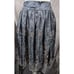 Arden B Vintage Y2K Grey Silk Floral Embroidered Skirt Size 2