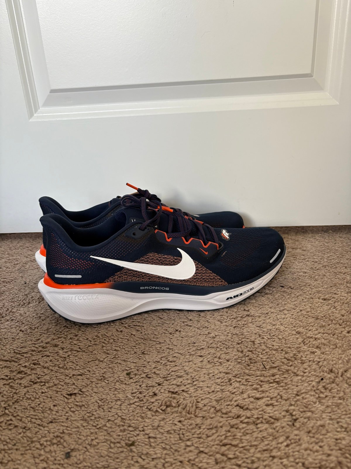 Nike Air Zoom Pegasus 41 Denver Broncos Shoes FZ5073-400 Men's Size 13