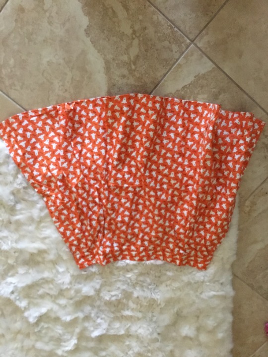 Retrolicious Glow in dark ghost skirt 2x New