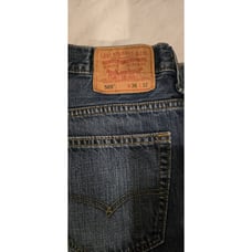 Vintage Levi's 569 Loose Straight Jeans Men's 36X32 Dark Wash Baggy Y2K Denim