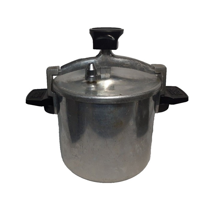 Vintage Wear-Ever CHICKEN BUCKET Low Pressure Fryer 6 Quarts #90026, Aluminum,