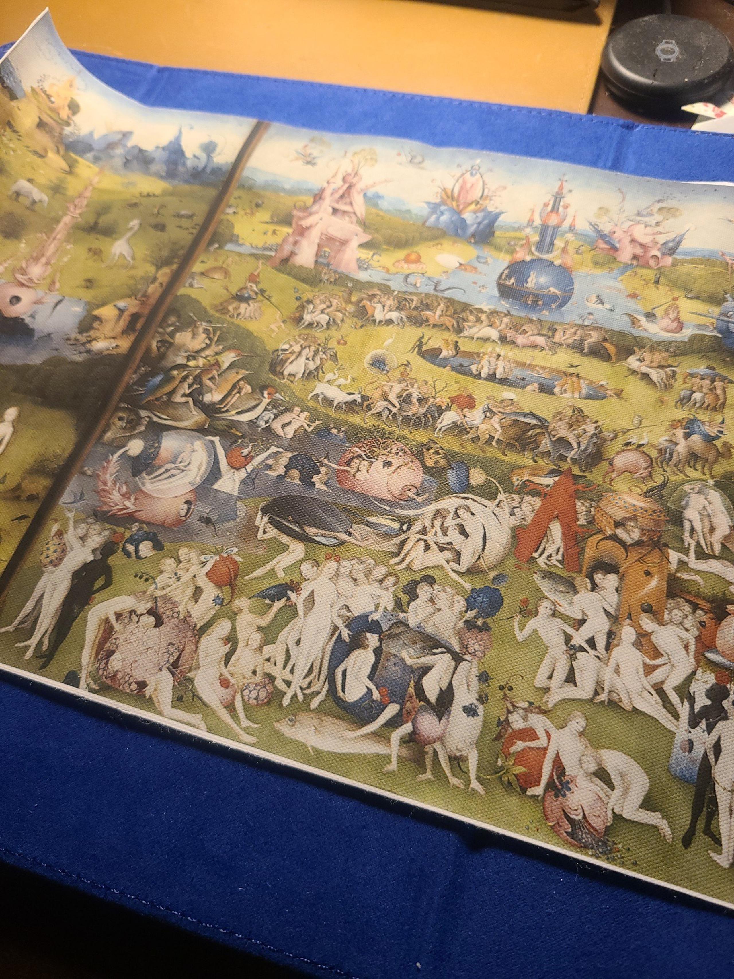 Hieronymus Bosch "Garden of Earthly Delights" on Canvas