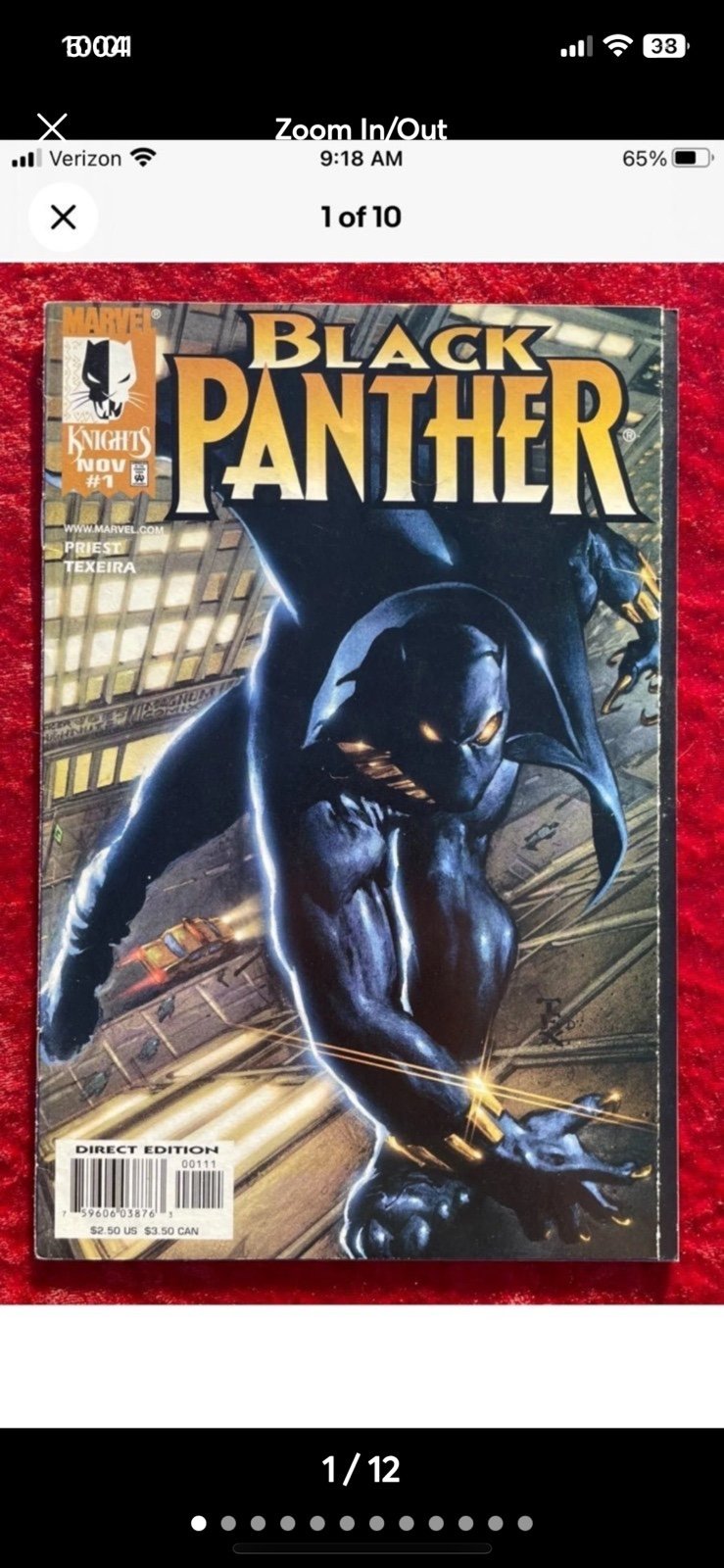Black Panther 1998 marvel knights full run 56 issues