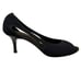 Donald J Pliner Latara Black Neoprene Fabric & Leather Pump Shoe Size 7.5