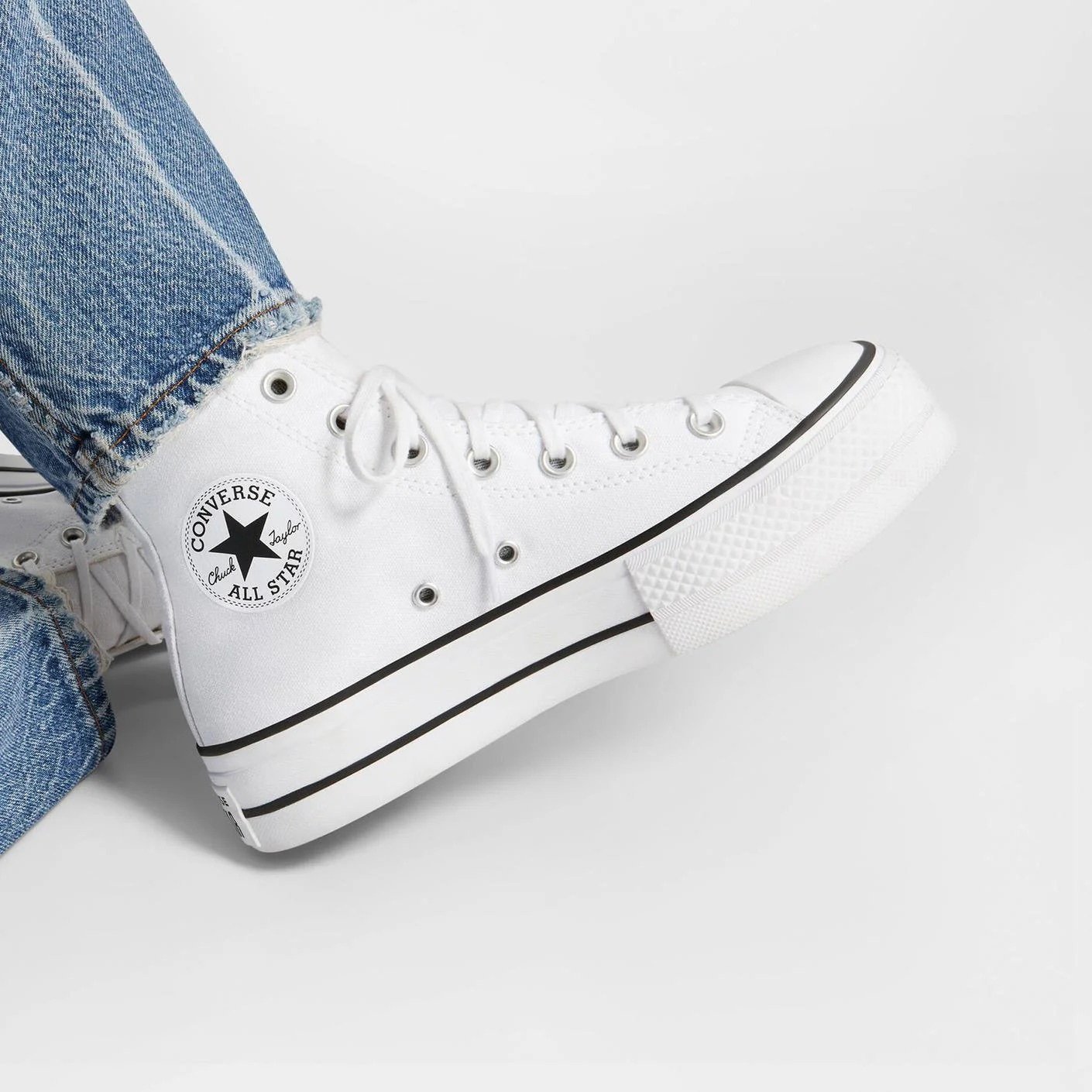 Converse Big Kids Chuck Taylor All Star Eva Lift Leather A02486C