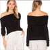 Lovers + Friends Off the Shoulder Vylette Sweater black large