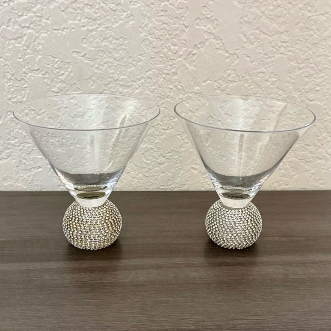 Pier 1 Jeweled Martini Glasses