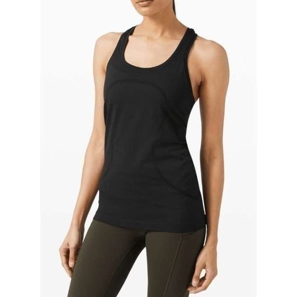 LULULEMON ATHLETICA Swiftly tech racerback 2.0 black' Size 8