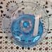 Set of 4 Elegant Glass Noritake Rainbow Blue Goblets Small 5.75