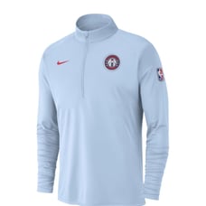 Men's Washington Wizards Nike Light Blue 2024/25 City Edition, M, halfzip, NWT