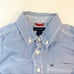 Tommy Hilfiger Blue & White Button Down Shirt Boy's Size 4
