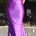 Royal Purple Halter Tie-back Prom Dress - Jessica Angel 378