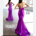 Royal Purple Halter Tie-back Prom Dress - Jessica Angel 378
