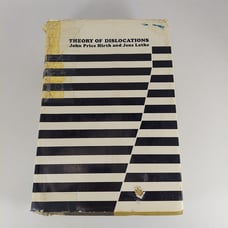 Theory of Dislocations John Price Hirth, Jens Lothe, 1968 1st Printing HCDJ