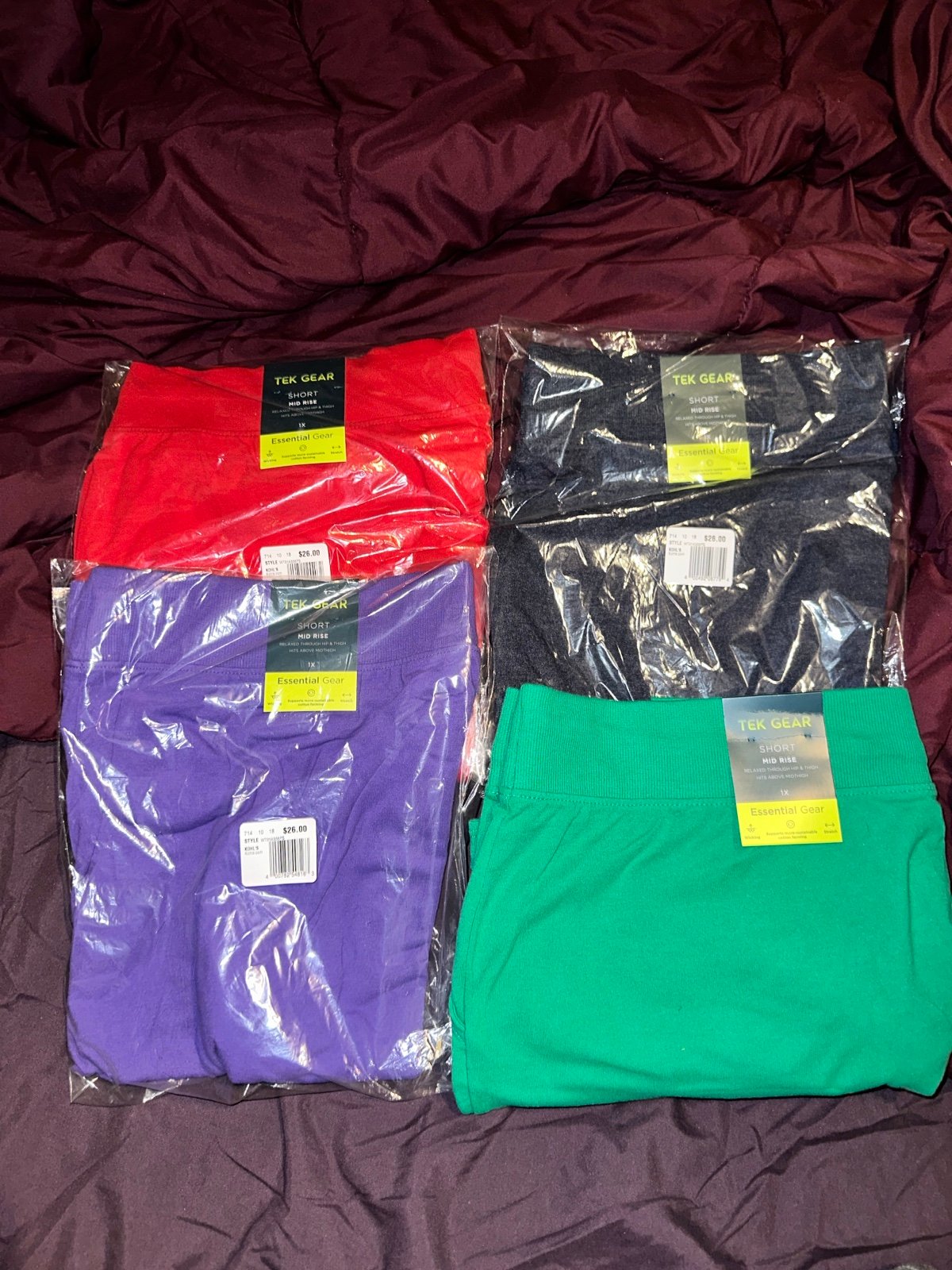 tek gear shorts