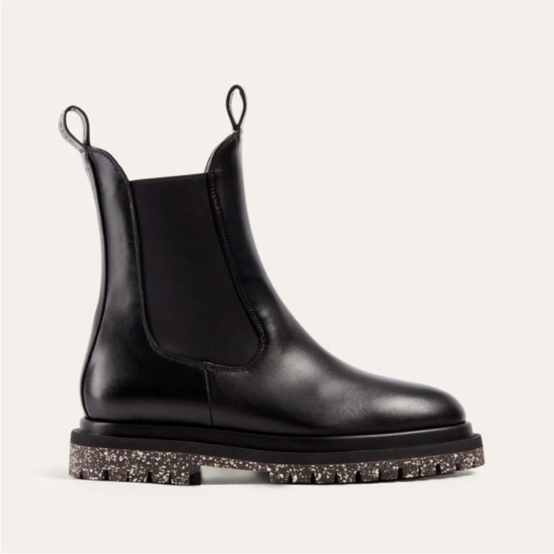Dear Frances Tony Boots Contrast Speck Lug Sole 38