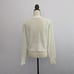 Lightweight White knit cardigan sweater
