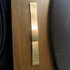 Vintage CHAMPION 'BULOVA' Yellow Gold-Filled MESH Men Watch Band 17mm NOS