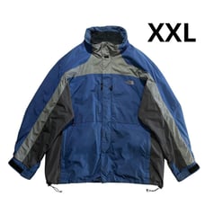 The North Face Nylon Mountain Jacket XXL Navy Gray