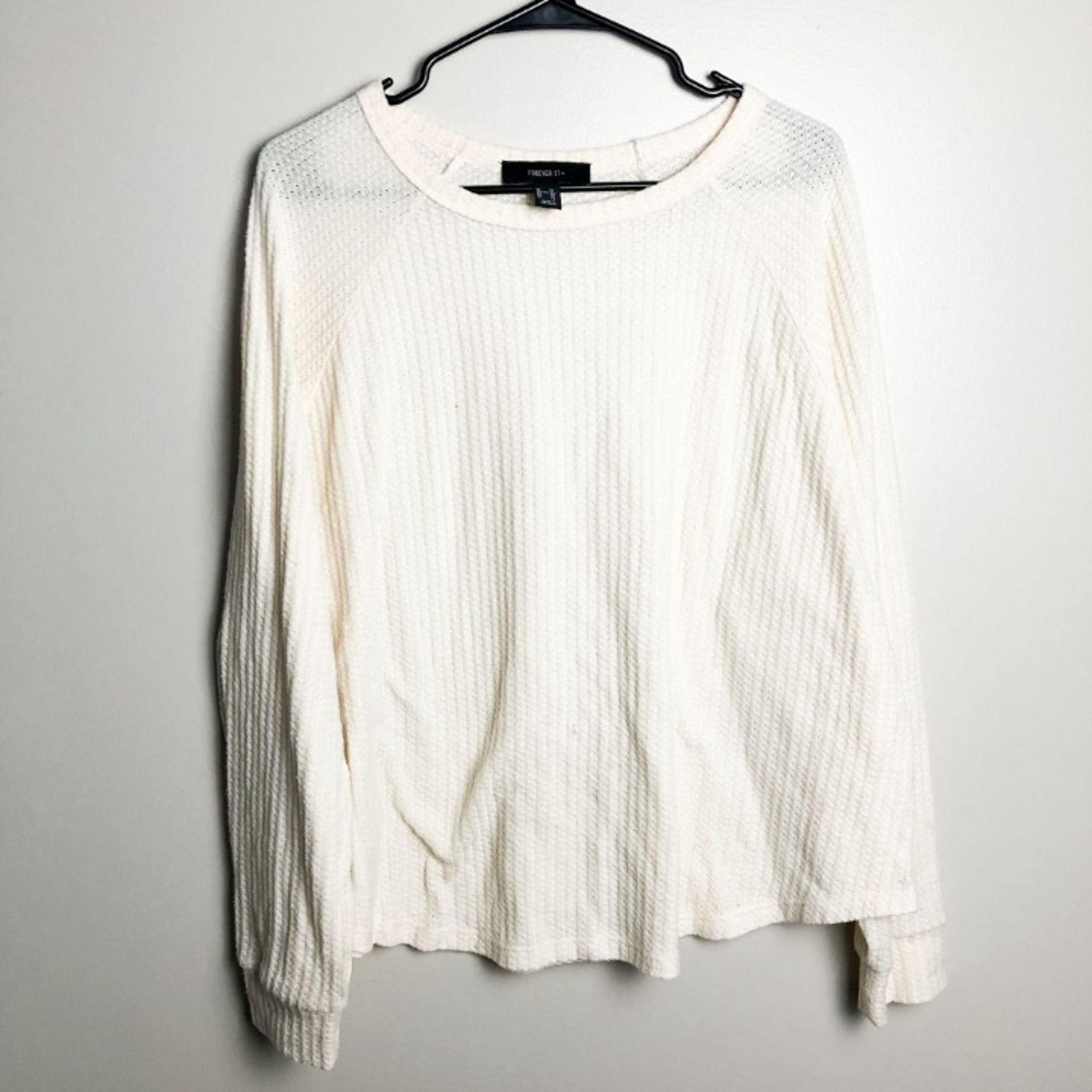 Forever 21 + Plus Waffle Knit Top