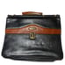 POLO RALPH LAUREN VTG BLACK LEATHER PORTFOLIO BRIEFCASE DOCUMENT FILE HOLDER 16”