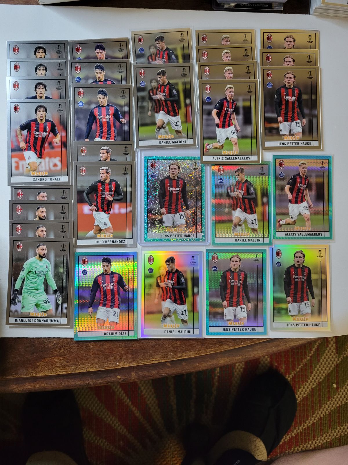Topps merlin AC Milan lot