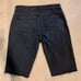 Black distressed Shorts