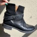 Madewell The Biker Boot black leather size 6.5, Moto, boho, casual