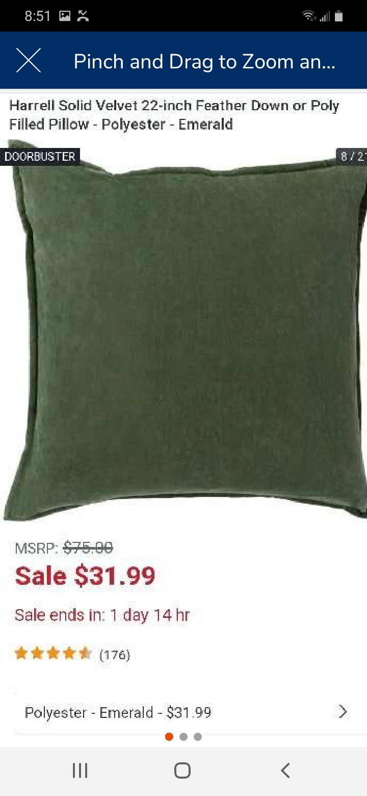 Polyster pillow set