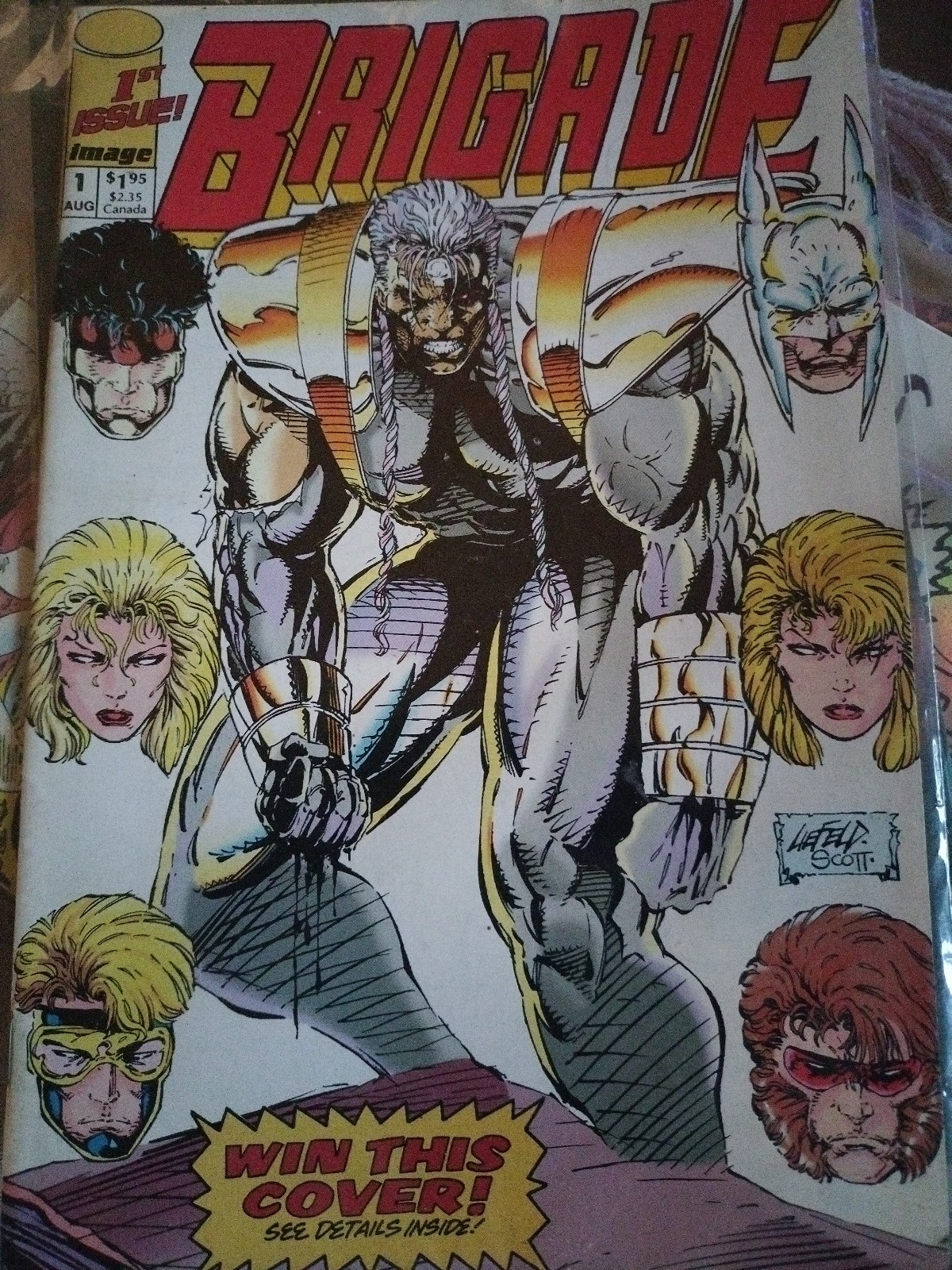 Rare 1992 Image Comics: Brigade #1 Rob LIEFELD unread!