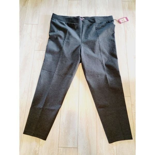 Vince Camuto 3X Women's Essential Pull On Stretch Pants Rich Black NWT RV 59