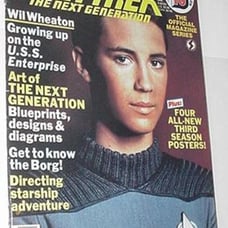 Star Trek The Next Generation Official Magazine Volume 10 NM Wesley Crusher Cvr